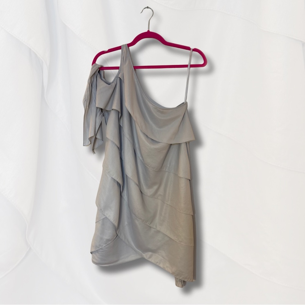 BCBGMaxAzria Light Gray Dress